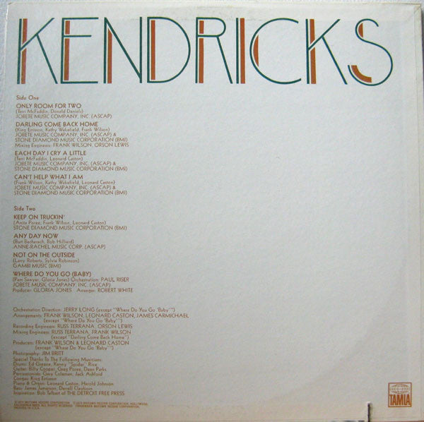 Eddie Kendricks : Eddie Kendricks (LP, Album)