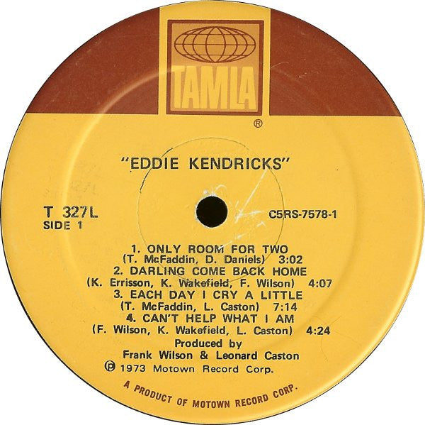 Eddie Kendricks : Eddie Kendricks (LP, Album)