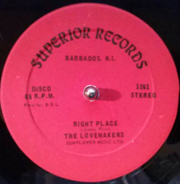 The Lovemakers (4) : Sex / Right Place (12", Single)