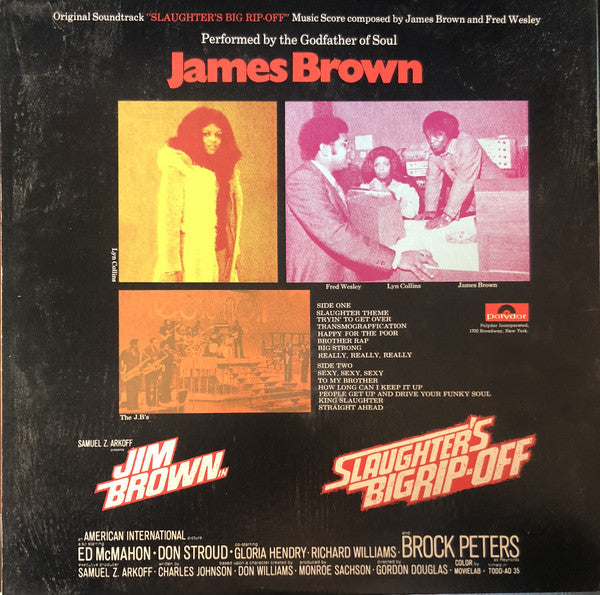 James Brown : Slaughter's Big Rip-Off (LP, Album, Gat)