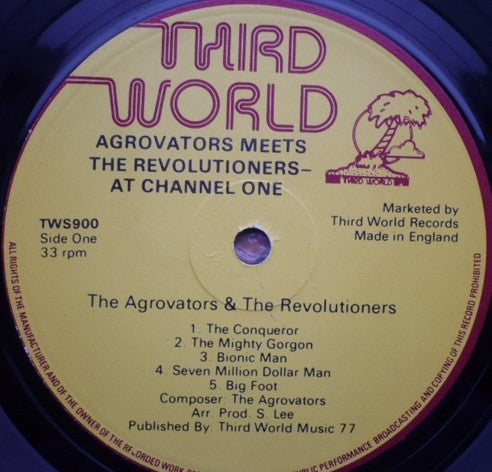 Agrovators* Meets The Revolutioners* : At Channel One Studios (Instrumental) (LP, Album)