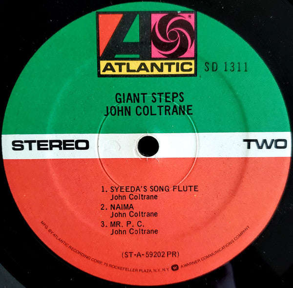 John Coltrane : Giant Steps (LP, Album, RE, PR )