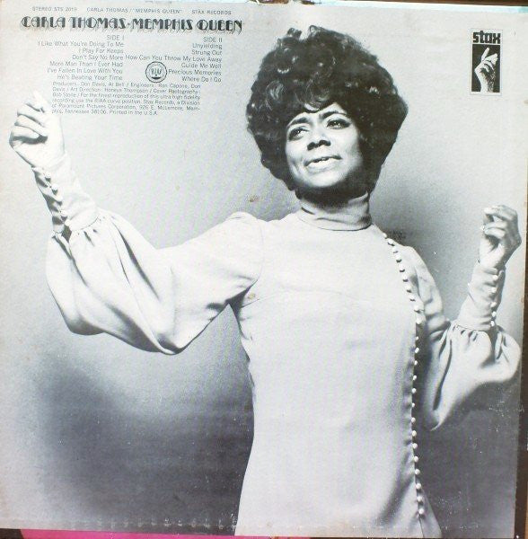 Carla Thomas : Memphis Queen (LP, Album, Pit)