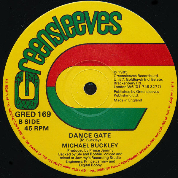 Wayne Smith / Michael Buckley (2) : Under Me Sleng Teng / Dance Gate (12")