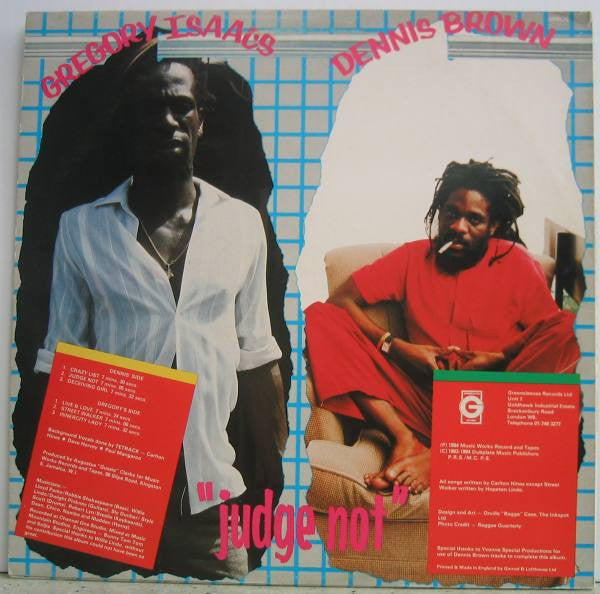 Dennis Brown / Gregory Isaacs : Judge Not (LP, Album)