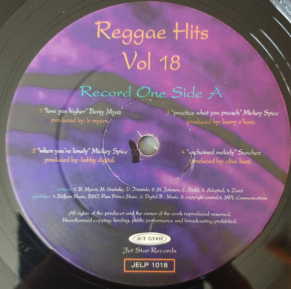 Various : Reggae Hits Vol 18 (2xLP, Comp)