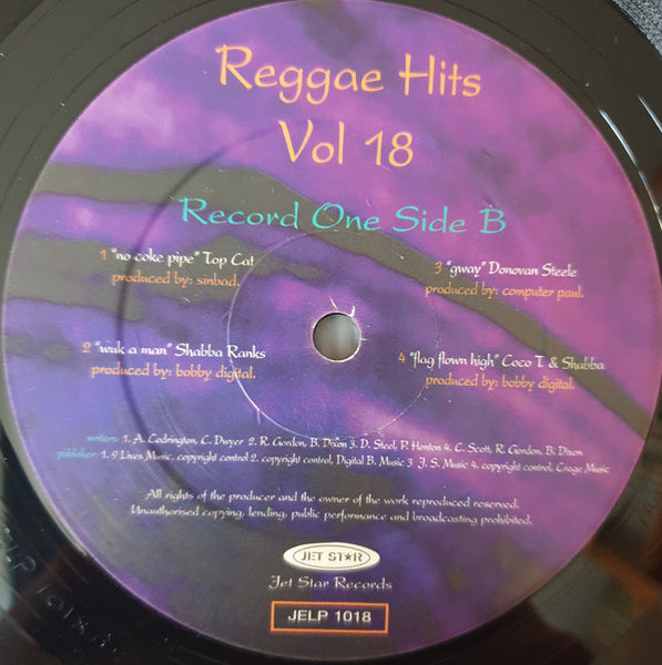 Various : Reggae Hits Vol 18 (2xLP, Comp)