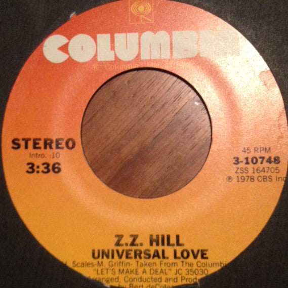 Z.Z. Hill : Universal Love (7", Single)