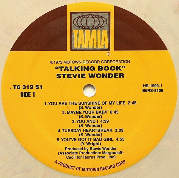 Stevie Wonder : Talking Book (LP, Album, Ltd, RP, Tan)