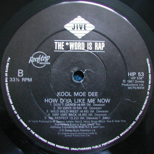 Kool Moe Dee : How Ya Like Me Now (LP, Album)