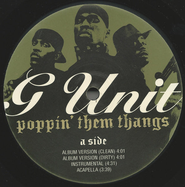 G-Unit : Poppin' Them Thangs / G'd Up (12", Promo)