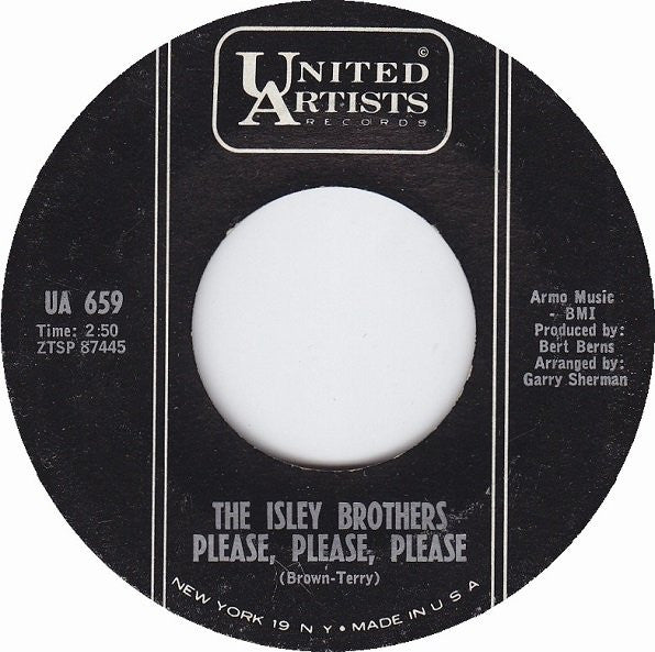 The Isley Brothers : You'll Never Leave Him / Please, Please, Please (7", Single)