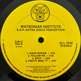 Watsonian Institute : Extra Disco Perception (LP, Album)