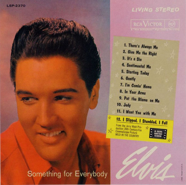 Elvis Presley : Something For Everybody (2xCD, Comp, RE)