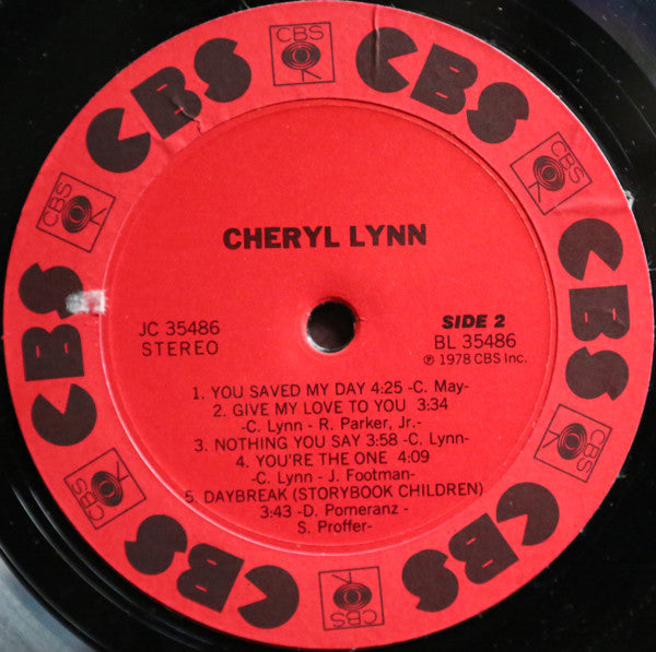 Cheryl Lynn : Cheryl Lynn (LP, Album)