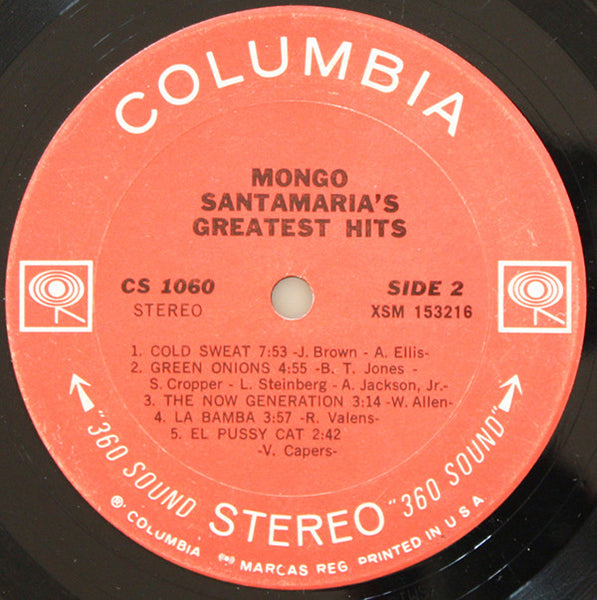 Mongo Santamaria : Mongo Santamaria's Greatest Hits (LP, Comp)