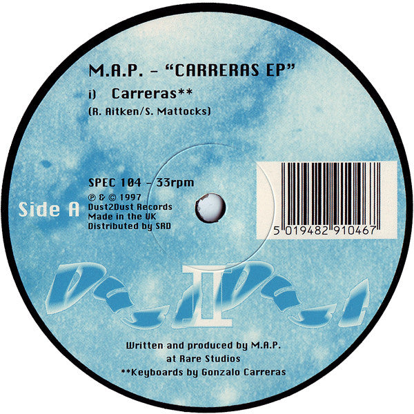 M.A.P. : Carreras EP (12", EP, Ltd)