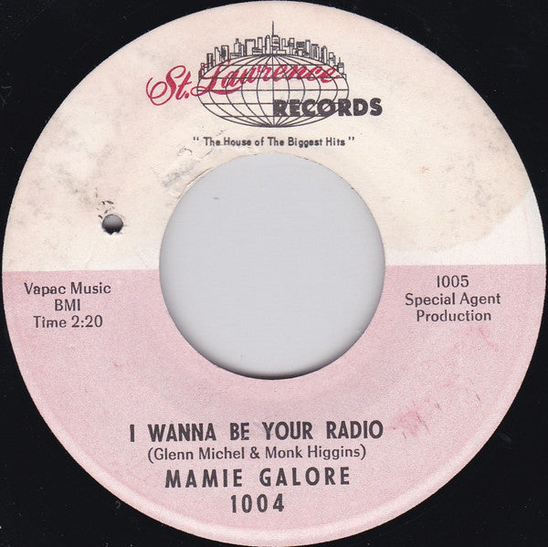 Mamie Galore : Special Agent 34-24-38 / I Wanna Be Your Radio (7", Single)