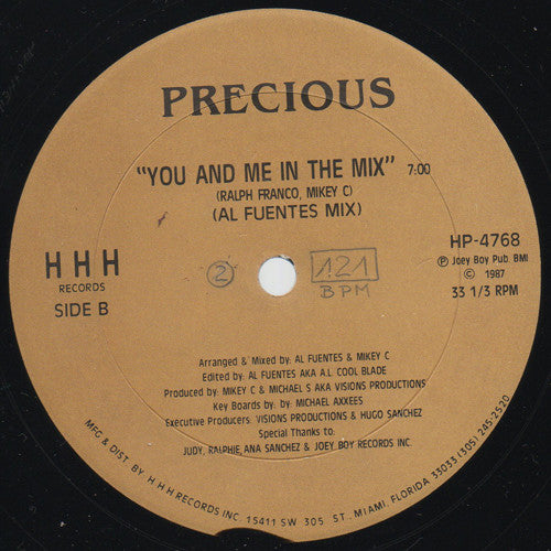 Precious (9) : You And Me Baby (12")