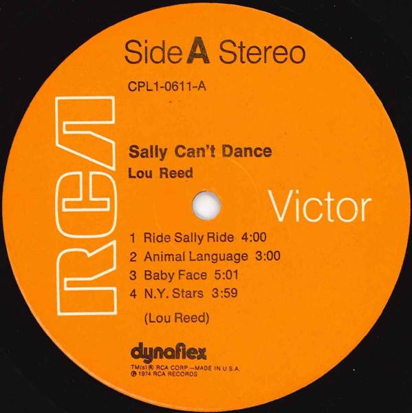 Lou Reed : Sally Can't Dance (LP, Album, Ind)