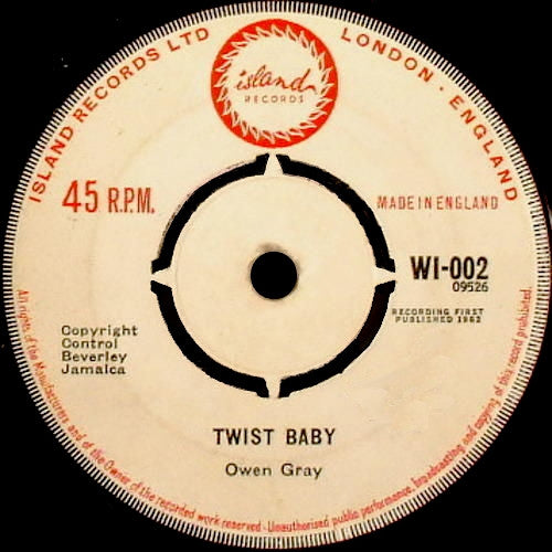 Owen Gray : Twist Baby / Patricia (7")