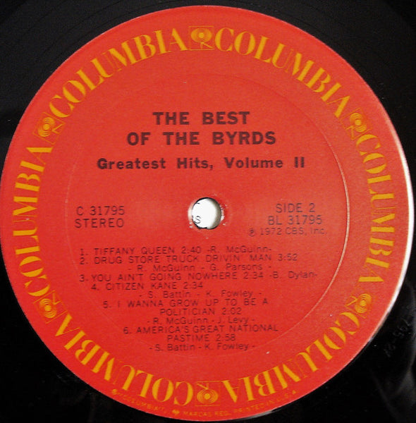 The Byrds : The Best Of The Byrds - Greatest Hits, Volume II (LP, Comp, RE, Pit)