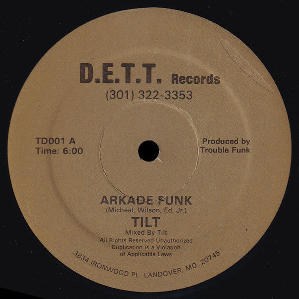 Tilt (6) : Arkade Funk (12")