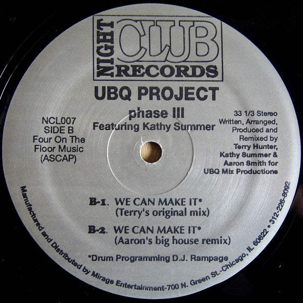 UBQ Project : Phase III (12")