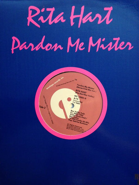 Rita Hart : Pardon Me Mister (12", Promo)