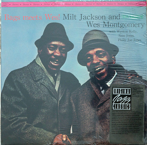 Milt Jackson And Wes Montgomery : Bags Meets Wes! (LP, Album, RE)