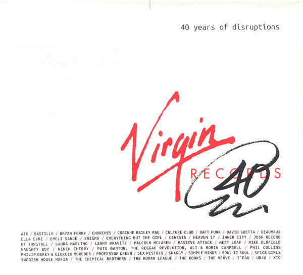 Various : Virgin Records: 40 Years Of Disruptions (3xCD, Comp)