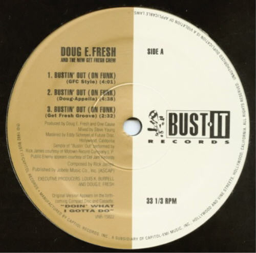 Doug E. Fresh & The New Get Fresh Crew : Bustin' Out (On Funk) (12")