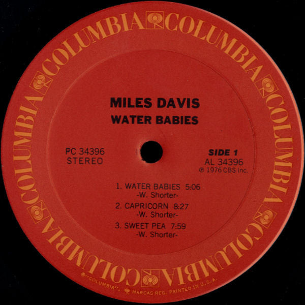 Miles Davis : Water Babies (LP, Album, San)