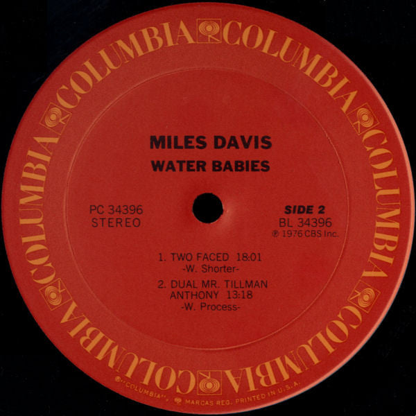 Miles Davis : Water Babies (LP, Album, San)