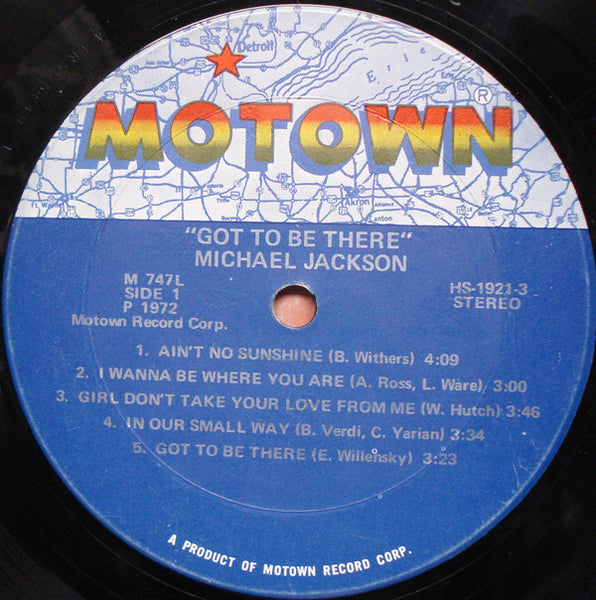 Michael Jackson : Got To Be There (LP, Album, Sup)