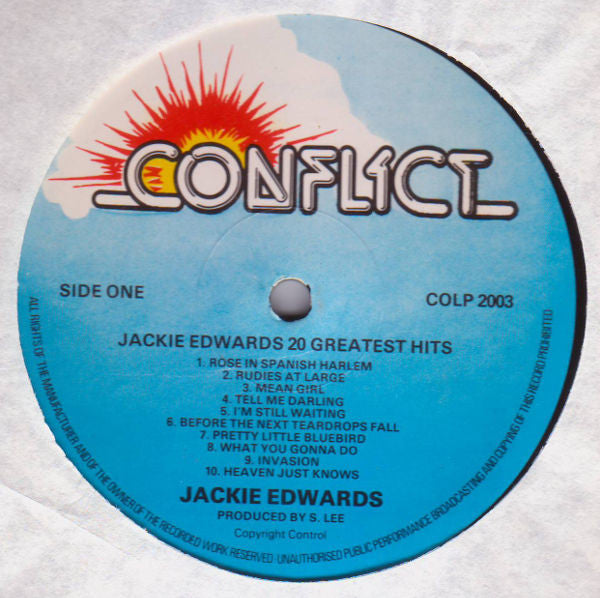 Jackie Edwards : 20 Greatest Hits (LP, Comp)