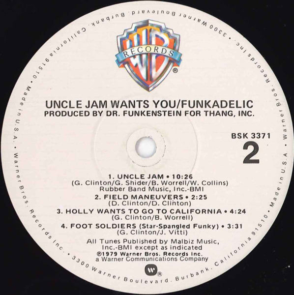 Funkadelic : Uncle Jam Wants You (LP, Album, Win)