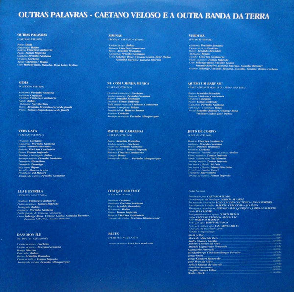 Caetano Veloso : Outras Palavras (LP, Album)