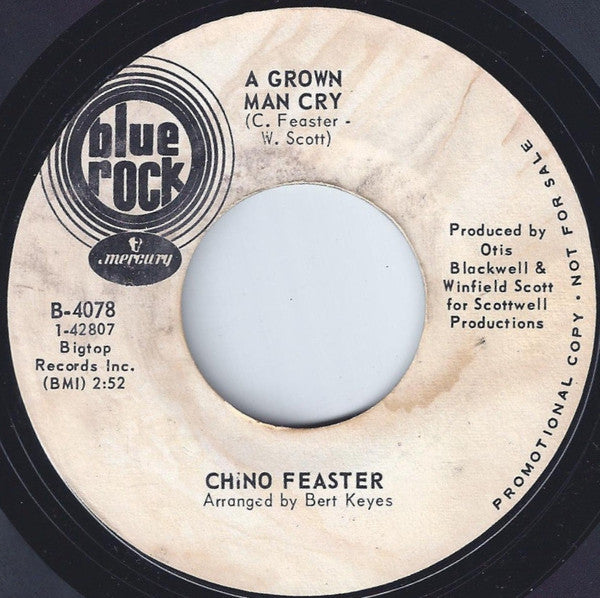 Chino Feaster : You're So Much Woman / A Grown Man Cry (7", Promo)