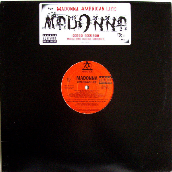 Madonna : American Life (American Dream Mixes) (12", Promo)