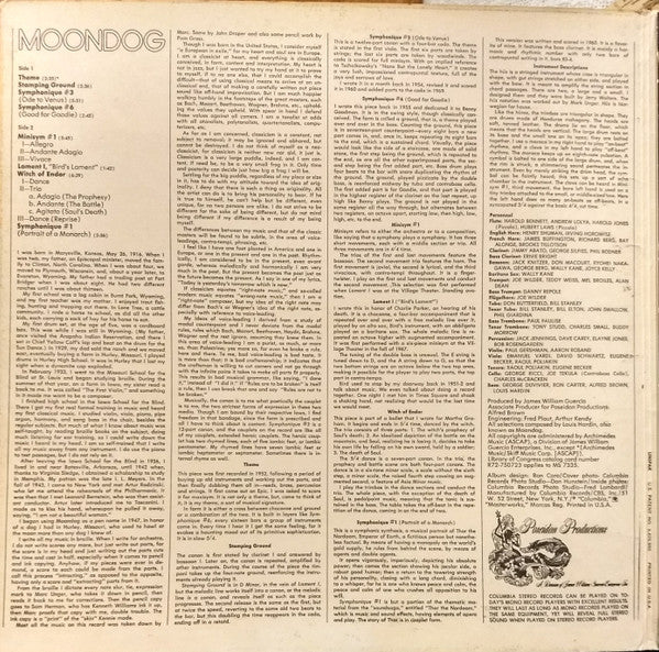 Moondog (2) : Moondog (LP, Album, RE)