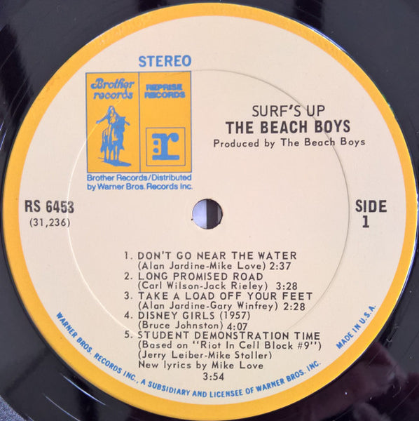 The Beach Boys : Surf's Up (LP, Album, Ter)