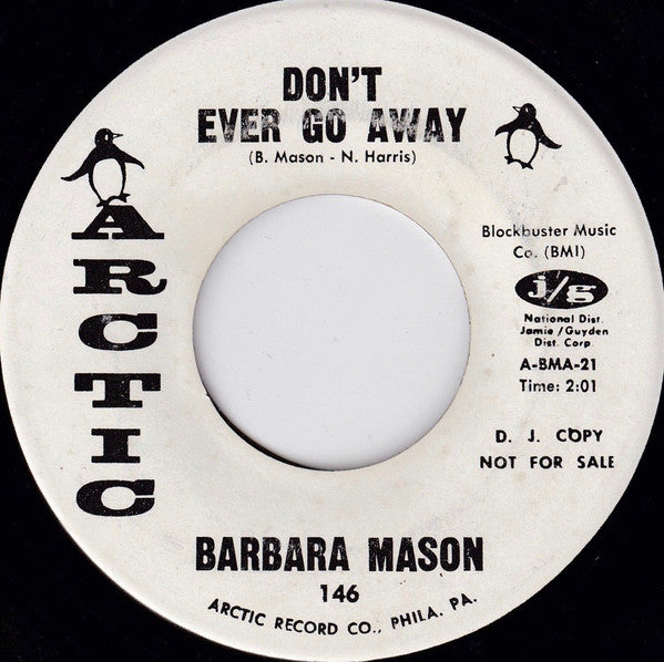 Barbara Mason : I'm No Good For You (7", Promo)