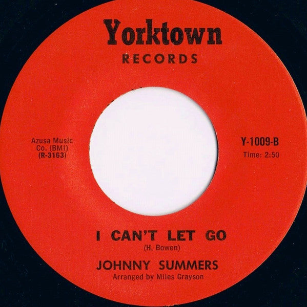 Johnny Summers : Tell It Like I Feel (7", Rai)