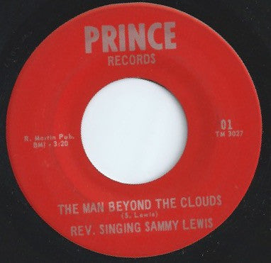 Rev. Singing Sammy Lewis* : The Man Beyond The Clouds / Silent Night (7", Single)