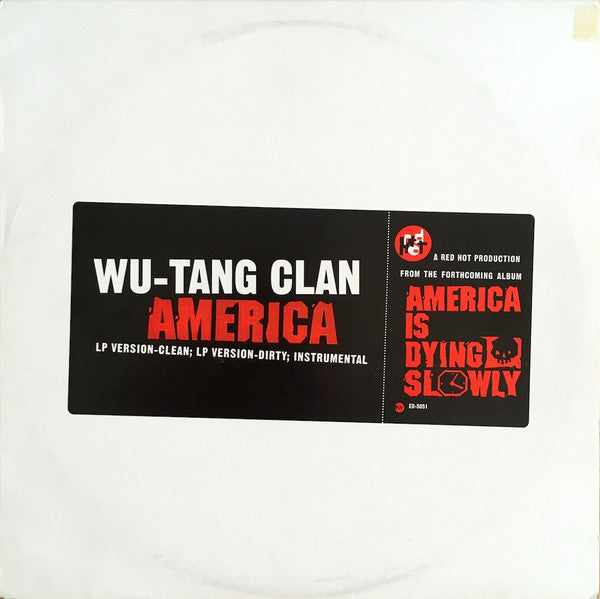 Wu-Tang Clan : America (12", Promo)