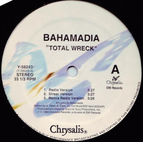 Bahamadia : Total Wreck (12")