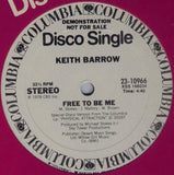 Keith Barrow : Physical Attraction / Free To Be Me (12", Promo)