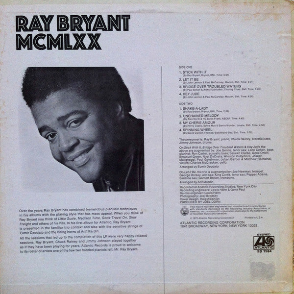 Ray Bryant : MCMLXX (LP, Album, Promo)