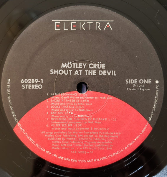 Mötley Crüe : Shout At The Devil (LP, Album, RE, SRC)